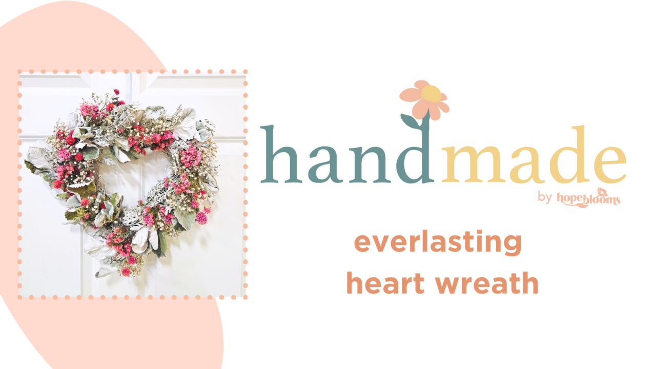 everlasting heart wreath